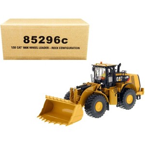 Caterpillar 980K Wheel Loader Rock Configuration with Operator "High Line Series" 1/50 Diecast Model by Diecast Masters - 1 of 4