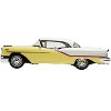 1957 Oldsmobile Starfire Coronado Yellow and Alcan White Limited Edition 1/43 Model Car by Goldvarg Collection - 4 of 4