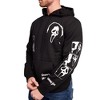 Ghostface Don't Hang Up on Me on Men's Black Hooded Sweathirt - 3 of 4