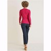 VENUS Womens Ribbed Long Sleeve V-Neck - 2 of 3