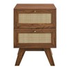 Modway Soma 2-Drawer Nightstand – Mid-Century Modern Wood Bedside Table with Tapered Legs - 4 of 4