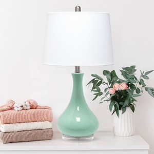 Droplet Table Lamp with Fabric Shade - Lalia Home - 1 of 4