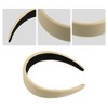 Unique Bargains Faux Leather Headband Hairband for Women 1.6 Inch Wide 1Pcs - 4 of 4