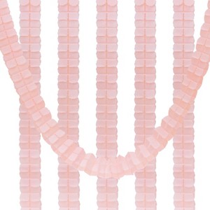 Unique Bargains Paper Reusable Streamers Party Wedding Backdrop Hanging Decoration Four-Leaf Garlands 6 Pcs - 1 of 4