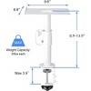 Paaaawaters Clamp-on Speaker Stand Desk Mount Set, Height Adjustment, Universal Audio Holders for Computer - 4 of 4