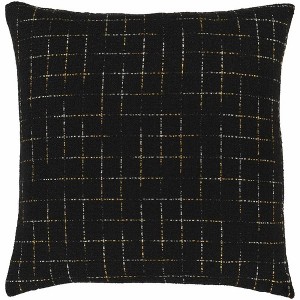 Livabliss Heidi Modern Black Throw Pillow - 1 of 1