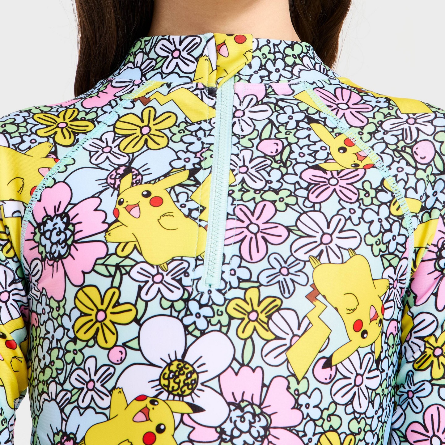Pokemon Girls' Long Sleeve Bikini Set - M — фото 3