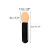 Unique Bargains Short Sponge Dual Sides EyeShadow Makeup Applicators Brushes Black 50 Pcs - 4 of 4