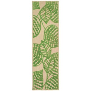 Oriental Weavers Cayman 566F9 Sand/ Green Indoor/Outdoor Area Rug - 2'3" x 7'6" - 1 of 2