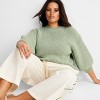 Women's Short Sleeve Crewneck Sweater - Future Collective - 3 of 3