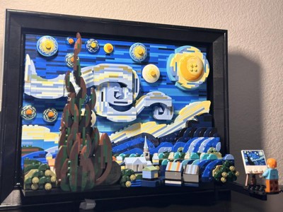  LEGO Ideas Vincent Van Gogh The Starry Night, Unique 3D Wall  Art for Home Décor or Table Display with Artist Minifigure, Creative  Building Crafts Set for Adults, 21333 : Toys 