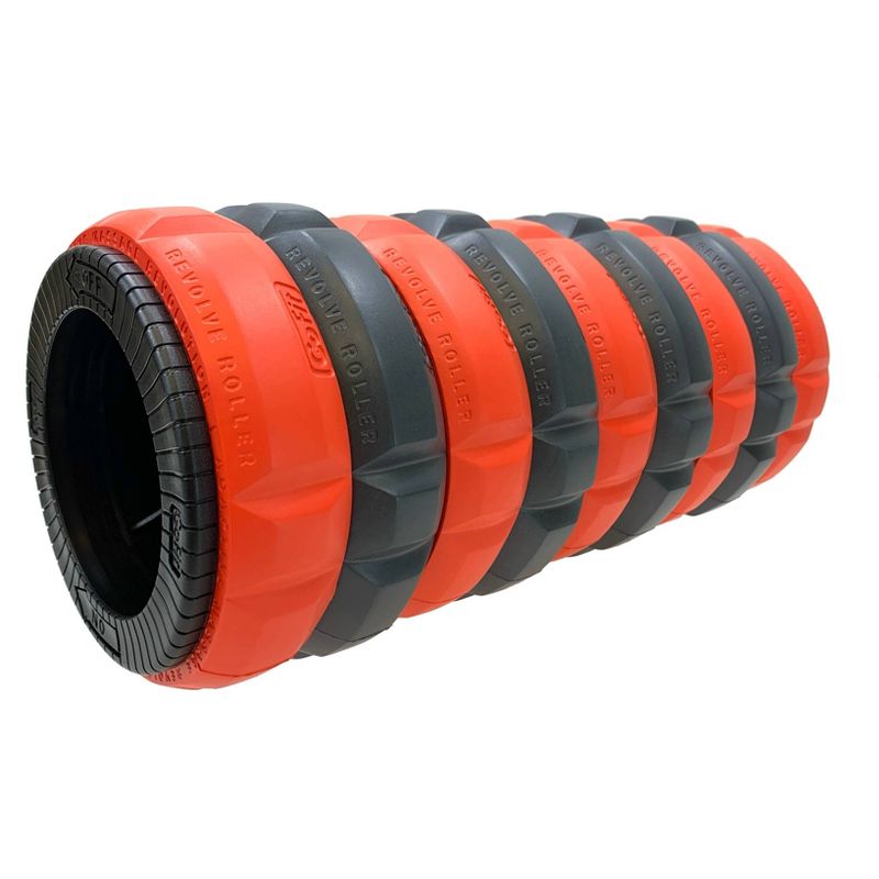 GoFit Revolve Foam Roller-Model 045 - Red/Black, 4 of 10