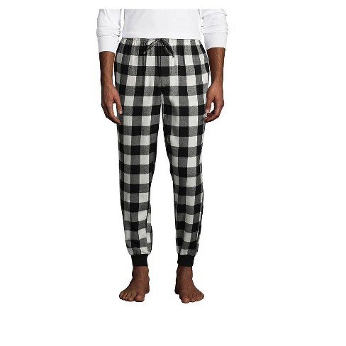 Lands' End Men's Flannel Jogger Pajama Pants : Target