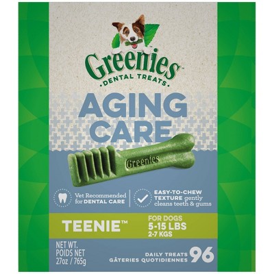 Greenies Aging Care Teenie Chicken Dental Dog Treats - 96ct