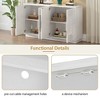 CENGHU Vintage Storage Cabinet Sideboard, Buffet Cabinet with Adjustable Shelves, for Dining Room, Kitchen and Living Room - 3 of 4