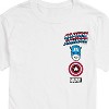 Men's - Marvel - Captain America Logo Stack Short Sleeve Graphic T-Shirt - 2 of 4