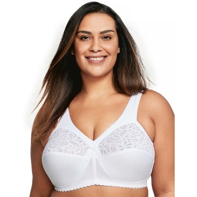 Glamorise MagicLift Active Support BH Draadloos 1005, Wit, 100J