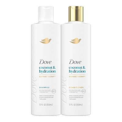 Dove Beauty Coconut & Hydration Shampoo & Conditioner Set - 12 fl oz/ 2ct