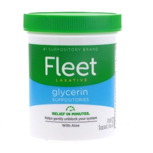 Fleet Laxative Glycerin Suppositories for Adult Constipation, 50 Count - 1 of 4