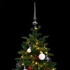 vidaXL Artificial Hinged Christmas Tree Green PVC, PE, iron 4.9 feet - 3 of 4