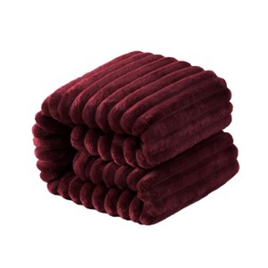 Flannel Fuzzy Toddler Blanket, Fluffy Warm and Lightweight Baby Plush Blanket - NTBAY - 1 of 4