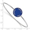 Black Bow Jewelry Sterling Silver Theta Phi Alpha Greek Life Bangle Bracelet 6 Inch - 2 of 3