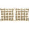 Carna Pillow (Set of 2) - Amist Green - 20"X20" - Safavieh - 2 of 2