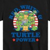 Boys' - Teenage Mutant Ninja Turtles - Red White Turtle Power Short Sleeve Graphic T-Shirt - 2 of 4