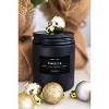 Craft & Kin Wood Wick, All-Natural Soy Aromatherapy Candle in Black Jar - 2 of 4