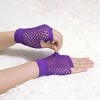 Allegra K Women's Mesh Fingerless Fishnet Gloves - 4 of 4