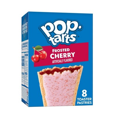 Pop-Tarts Frosted Cherry Toaster Pastries, Breakfast Foods, Shelf-Stable, 13.5 oz (8 Count), Pack of 2