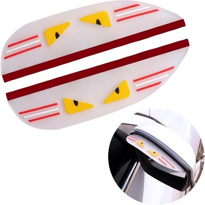 TruAIR 2-Piece Car Side Mirror Visor Guards Ð Fits Most SUVs and Trucks
