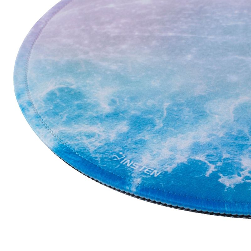 Insten Round Mouse Pad Galaxy Space Iris Planet Design, Stitched Edges, Non Slip Rubber Base, Smooth Surface Mat (7.9" x 7.9"), 5 of 10