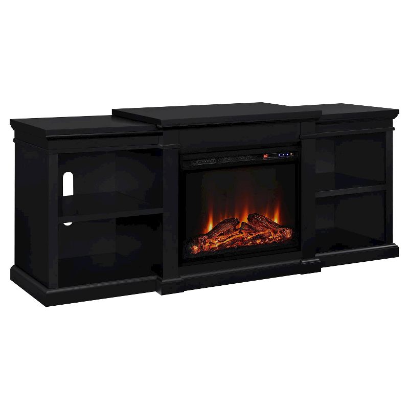 Union Electric Fireplace TV Stand with Side Shelves for TVs up to 70" -  Room & Joy, 2 of 7