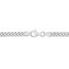 EVERLY JEWELRY | Sterling Silver 1.15 CT TGW Pear-cut Created Ruby Curb Link Chain Bracelet, 7.5 inch - 2 of 4