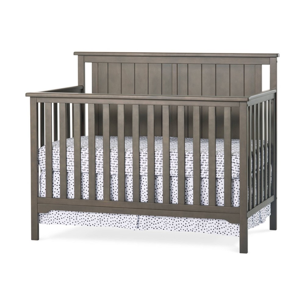 Child Craft Cottage Flat Top Convertible Crib - Dapper Gray -  84250713