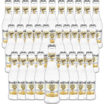 Fever Tree Light Tonic Water- Premium Quality Mixer - Refreshing Beverage for Cocktails & Mocktails 200ml Bottles
