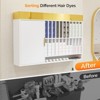 Wall Mounted Hair Color Organizer Rack Cabinet Station - 2 of 4