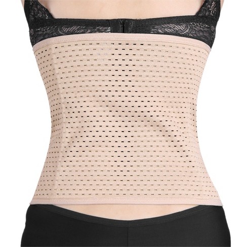 Unique Bargains Women Body Shaper Waist Trainer Cincher Underbust Corset  Shapewear Skin Color S