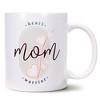Elanze Designs Heart Warrior Mom 11 Ounce White Ceramic Coffee Mug - 2 of 2