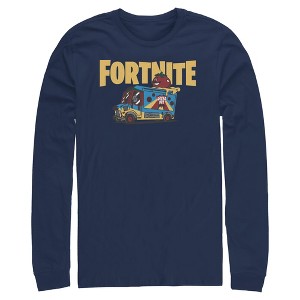 Mens Fortnite Uncle Pete's Pizza Pit Long Sleeve Shirt - 1 of 4