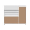 Kids Bookshelf, Multifunctional Bookcase with 3 Collapsible Fabric Drawers,Book Display Stand,Toy Storage Organizer for Bedroom, Playroom - 3 of 4