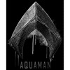 Men's Zack Snyder Justice League Aquaman Silver Logo T-Shirt - 2 of 4
