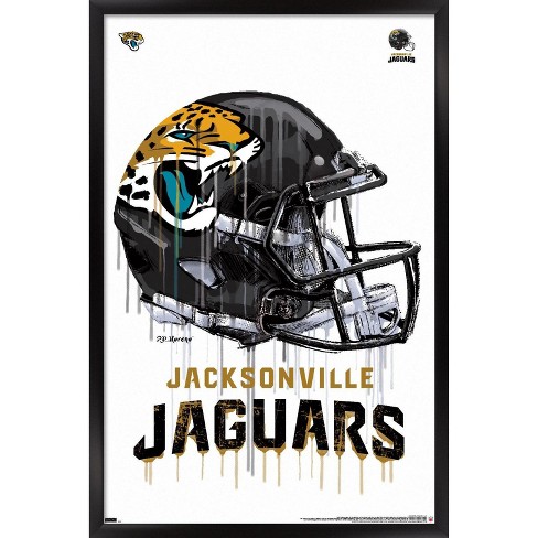 NFL Jacksonville Jaguars - Drip Helmet 20 Poster