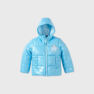 girls blue puffer jacket