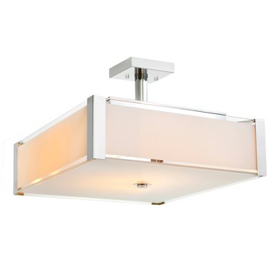 CWI Lighting Lucie 4 Light Drum Shade Chandelier With Chrome Finish