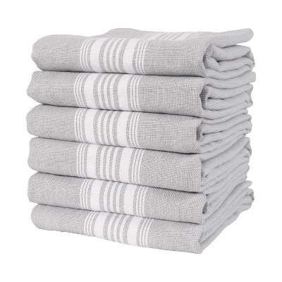 SET OF 10 New THRESHOLD Reverse Cotton Terry Kitchen Towels Red