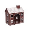 Transpac Metal 9.25 in. Multicolor Christmas Gingerbread House - 3 of 4