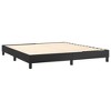 vidaXL King Size Box Spring Bed Frame - Modern Faux Leather in Black - Durable Engineered Wood and Plywood Construction - Fits 76"x79.9" Mattress - 3 of 4