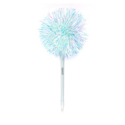 Yoobi Novelty Pom Pom Pen Mint Tinsel